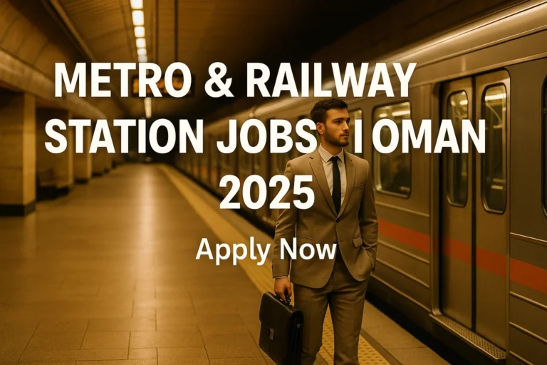Metro & Railway Station Jobs in Oman 2025 — High-Salary Careers in Operations, Maintenance & Station Management across Muscat, Sohar & Duqm