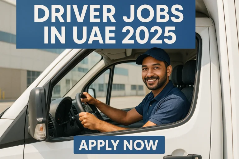 Driver Jobs in UAE 2025 – Apply Now Today