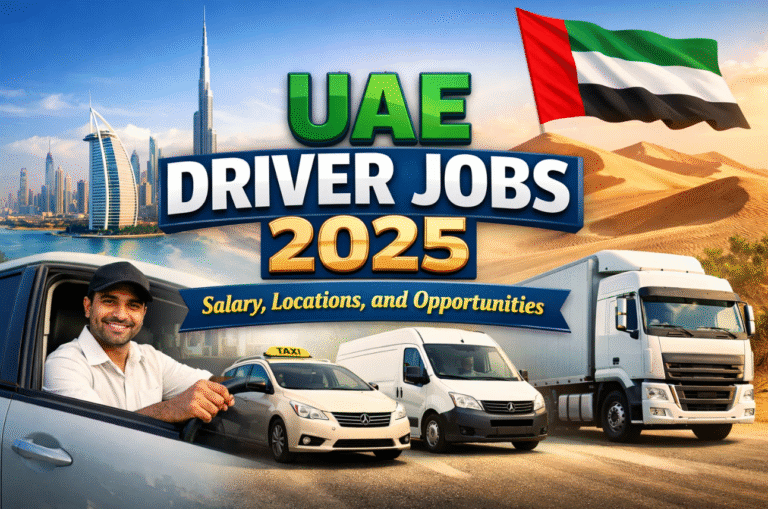 UAE Driver Jobs 2025: Salary, Locations, and Opportunities