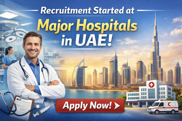 Recruitment Started at Major Hospitals in UAE: Apply Now