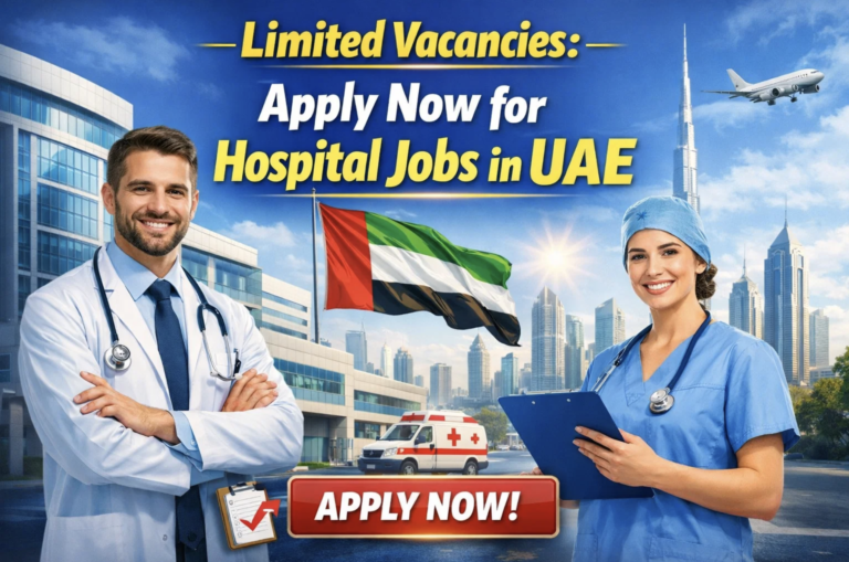 Limited Vacancies: Apply Now for Hospital Jobs in UAE