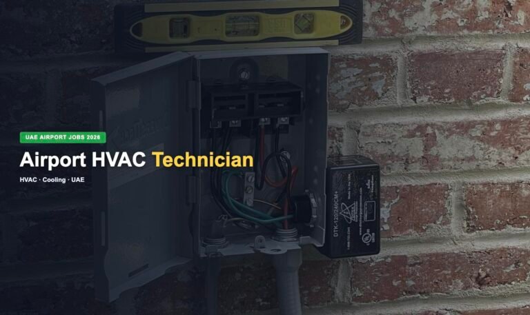 Airport HVAC Technician Jobs in UAE 2026 – Current Openings, Salary & How to Apply