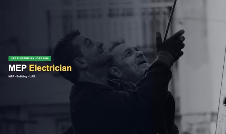 MEP Electrician Jobs in UAE 2026 – Current Openings, Salary & How to Apply