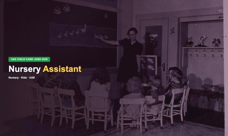 Nursery Assistant Jobs in UAE 2026 – Current Openings, Salary & How to Apply