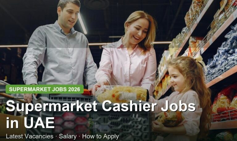 Supermarket Cashier Jobs in UAE 2026 – Latest Vacancies, Salary & How to Apply