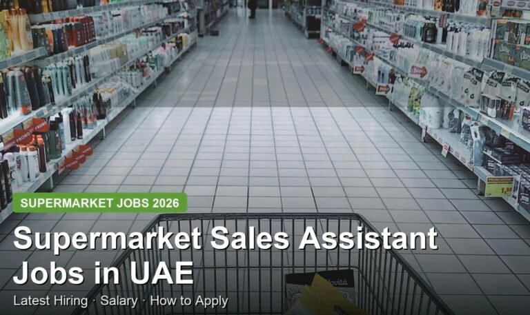 Supermarket Sales Assistant Jobs in UAE 2026 – Latest Hiring, Salary & How to Apply
