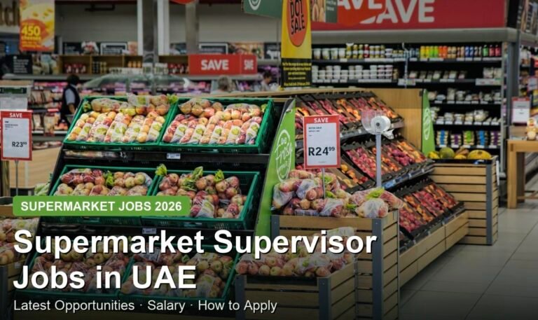 Supermarket Supervisor Jobs in UAE 2026 – Latest Opportunities, Salary & How to Apply