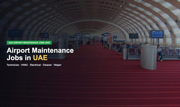 Airport Maintenance Technician Jobs in UAE 2026 – Latest Vacancies, Salary & How to Apply