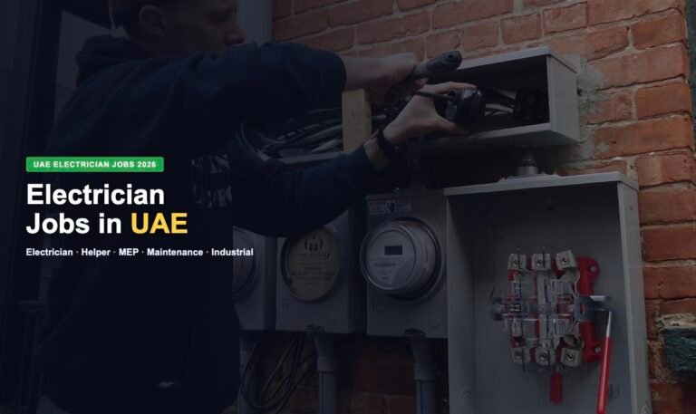 Electrician Jobs in UAE 2026 – Latest Vacancies, Salary & How to Apply
