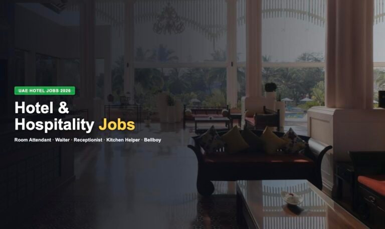 Hotel Room Attendant Jobs in UAE 2026 – Latest Vacancies, Salary & How to Apply