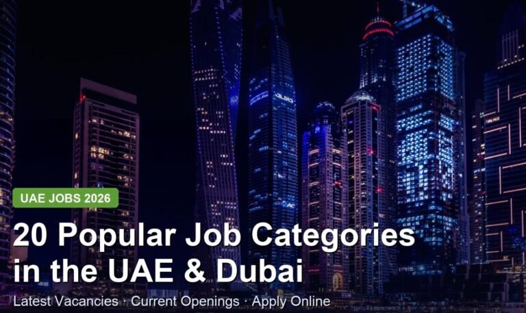 UAE Jobs 2026 – Complete Guide to 20 Job Categories, Salaries & How to Apply